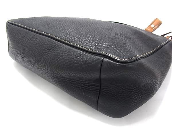 COACH コーチ ショルダーバッグ 10132 ブラック ブラウン レザー レディース 超美品