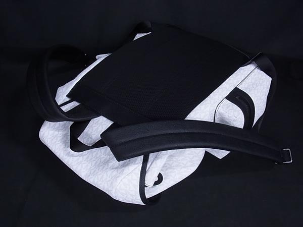 MICHAEL KORS マイケルコース リュックサック COOPER ポケット ホワイト ブラック PVC ユニセックス MK柄 新品未使用展示品