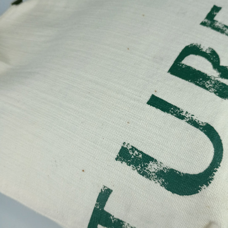 HUNTING WORLD ハンティングワールド ハンドバッグ BORNEO TRUST TOTE BAG ボルネオ・トラスト トートバッグ - ナチュラル グリーン コットンキャンバス ナイロン ユニセックス ショルダーバッグ チャリティーバッグ リバーシブル