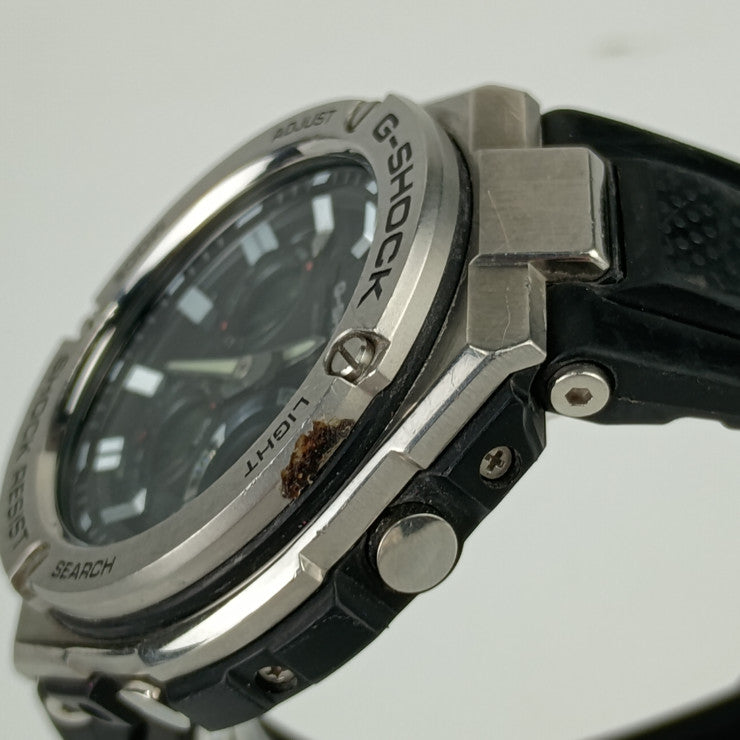 CASIO カシオ 腕時計 Mid Size Series GST-W310-1AJF シルバー ブラック ステンレス 樹脂 メンズ アナデジ ソーラー電波