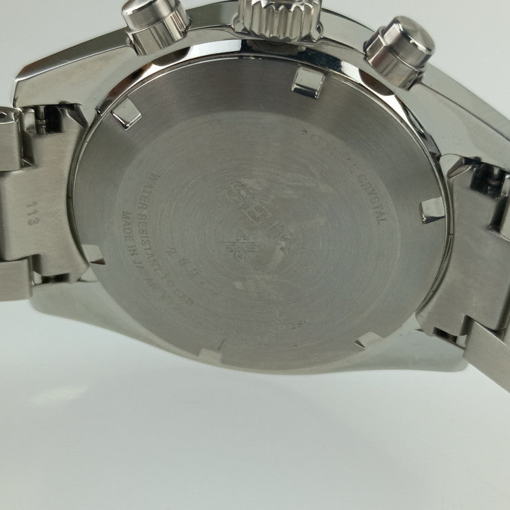 SEIKO セイコー 腕時計 プロスペックス スピードタイマー ソーラークロノグラフ SBDL085 / V192-0AF0 シルバー ホワイト文字盤 ステンレス メンズ アナログ 美品