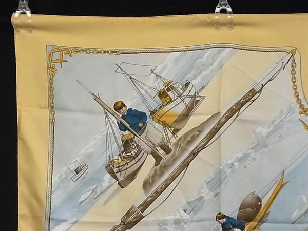 HERMES エルメス スカーフ カレ90 GRONLAND グリーンランド エスキモー 犬ぞり - ベージュ系 マルチカラー シルク100% レディース
