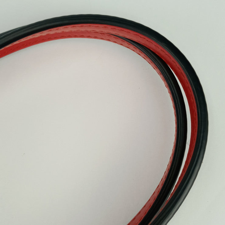 美品 CHRISTIAN LOUBOUTIN クリスチャン ルブタン トートバッグ CABATA カバタ SMALL TOTE BAG 3205219 ブラック レッド カーフ レディース シルバー金具