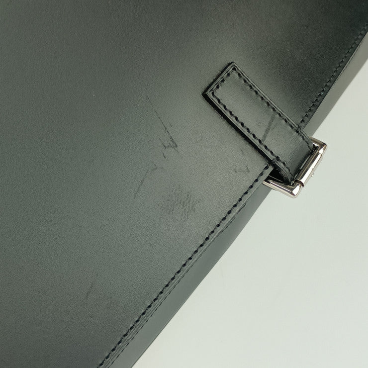 GOYARD ゴヤール ビジネスバッグ シタダン PM - ブラック PVC レザー ユニセックス シルバー金具