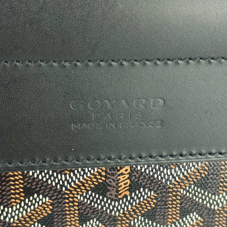 GOYARD ゴヤール ビジネスバッグ シタダン PM - ブラック PVC レザー ユニセックス シルバー金具