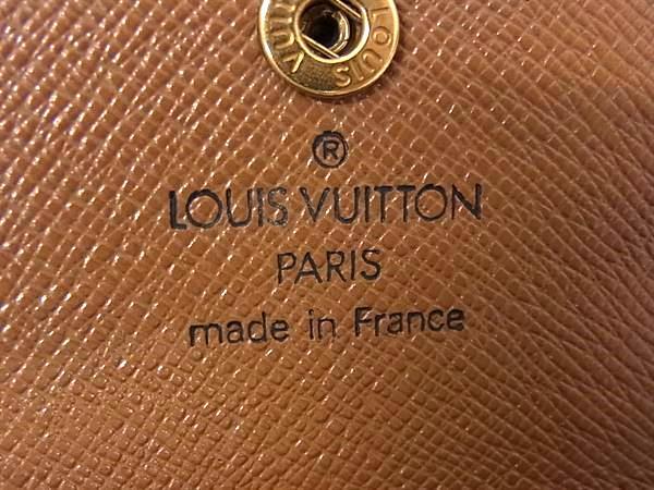 LOUIS VUITTON ルイヴィトン キーケース モノグラム ミュルティクレ4 M62631 ブラウン PVC レザー ユニセックス ゴールド金具 美品
