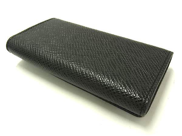 LOUIS VUITTON ルイヴィトン キーケース タイガ ミュルティクレ4 M30522 アルドワーズ レザー ユニセックス シルバー金具 美品