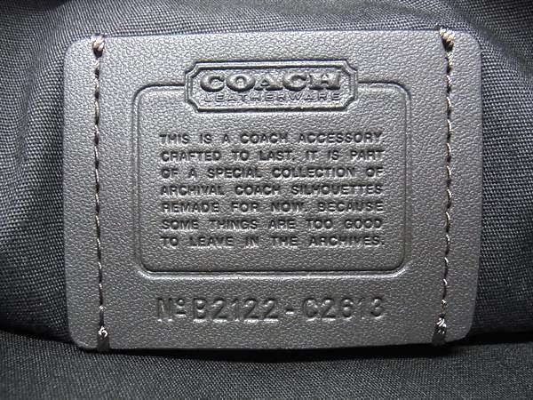 COACH コーチ ショルダーバッグ マルチファンクション クロスボディ ウィズ ディンキー C2613 ブラウン系 シグネチャージャカード レザー ユニセックス ゴールド金具 美品