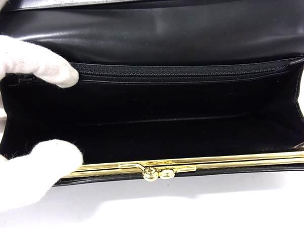 CELINE セリーヌ 財布 マカダム柄 長財布 - ブラック×ブラウン PVC レザー レディース がま口 ゴールド金具
