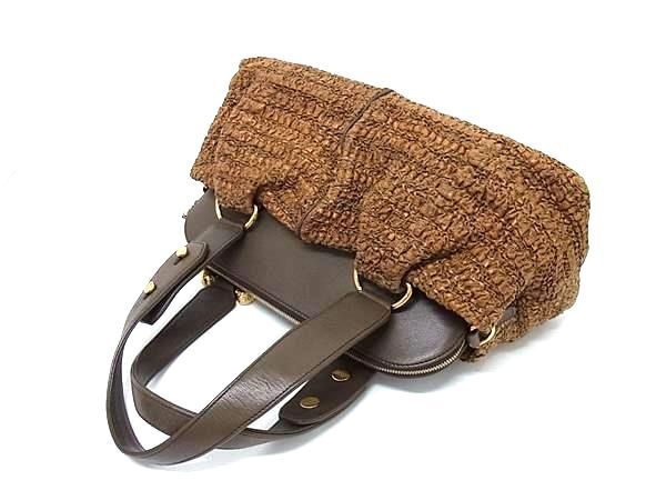 BVLGARI ブルガリ ハンドバッグ レオーニ - ブラウン系 レザー レディース 2WAY ショルダーバッグ