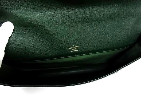 LOUIS VUITTON ルイヴィトン ビジネスバッグ タイガ セルヴィエット・クラド M30074 エピセア レザー メンズ ブリーフケース ゴールド金具