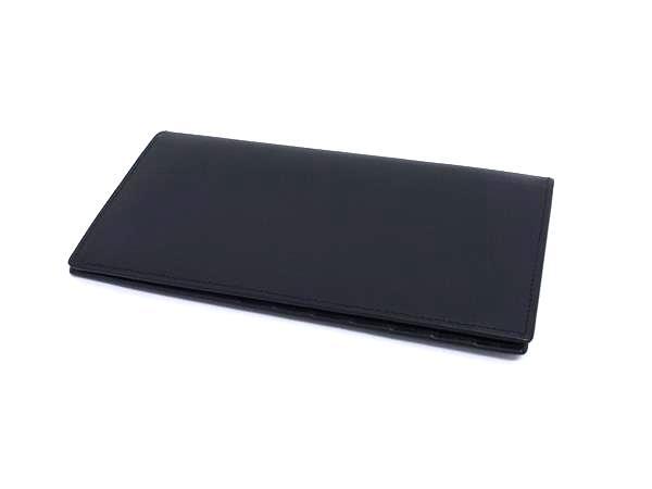 Cartier カルティエ 札入れ パシャ ドゥ カルティエ 長財布 L300439 ブラック レザー メンズ シルバー金具 超美品