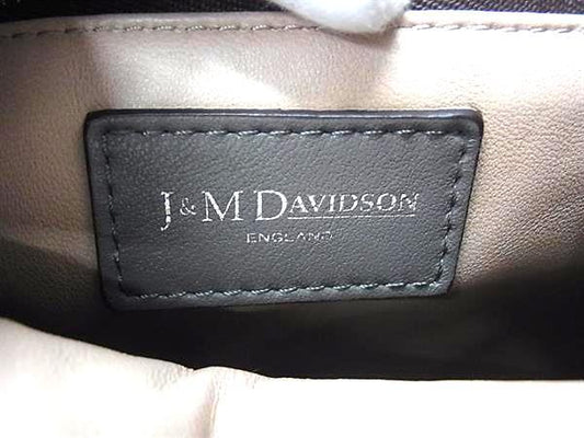 J&M DAVIDSON ジェイアンドエムデヴィッドソン ショルダーバッグ ミニデイジー ウィズスタッズ ハンドバッグ - グレージュ系 レザー レディース シルバー金具 美品
