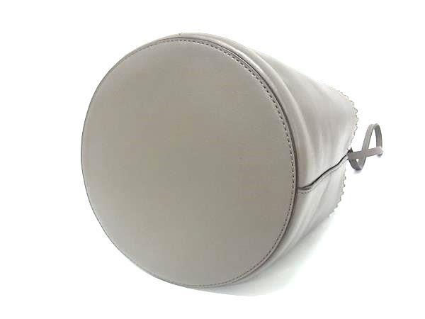 J&M DAVIDSON ジェイアンドエムデヴィッドソン ショルダーバッグ ミニデイジー ウィズスタッズ ハンドバッグ - グレージュ系 レザー レディース シルバー金具 美品