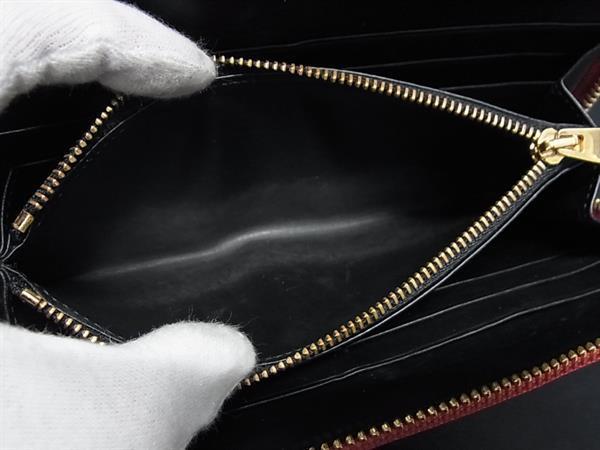 LOEWE ロエベ 長財布 ラウンドジップウォレット - ピンク系 レザー レディース アナグラム ゴールド金具