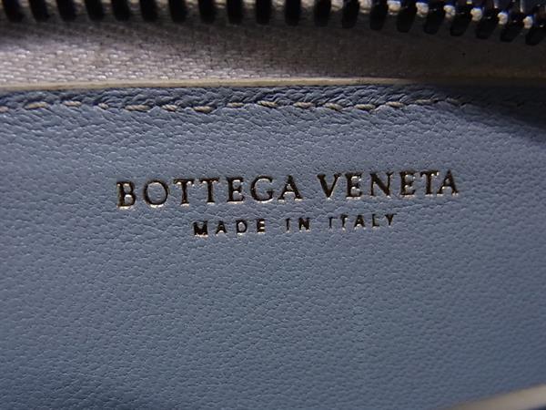 BOTTEGA VENETA ボッテガヴェネタ 小銭入れ イントレチャート コインケース 114075 アイボリー系 レザー ユニセックス ラウンドファスナー 美品