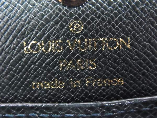 LOUIS VUITTON ルイヴィトン コインケース タイガ ポルトモネ ボワット M30384 エピセア レザー ユニセックス 美品