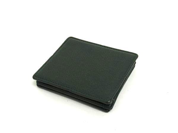 LOUIS VUITTON ルイヴィトン コインケース タイガ ポルトモネ ボワット M30384 エピセア レザー ユニセックス 美品