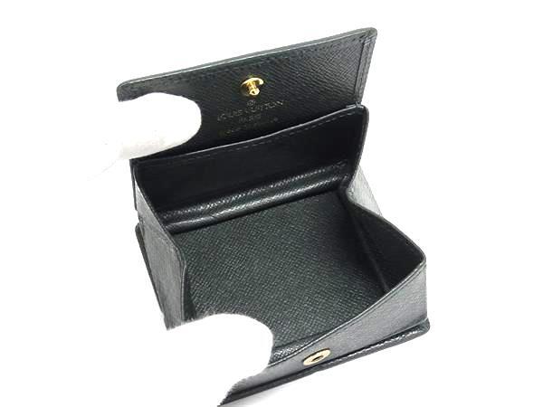 LOUIS VUITTON ルイヴィトン コインケース タイガ ポルトモネ ボワット M30384 エピセア レザー ユニセックス 美品