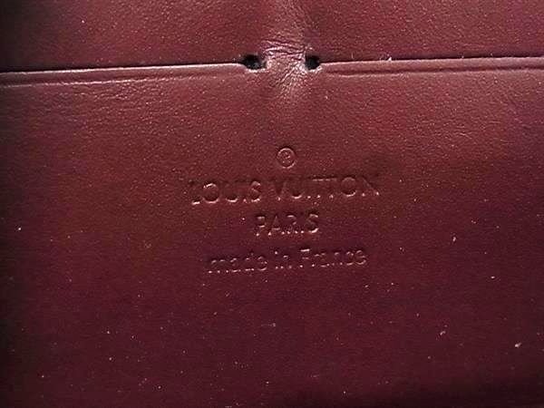 LOUIS VUITTON ルイヴィトン 長財布 モノグラム ヴェルニ ジッピーウォレット M91536 ルージュフォーヴィスト パテントレザー レディース ラウンドファスナー ゴールド金具