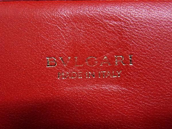 BVLGARI ブルガリ 名刺入れ ブルガリブルガリ ロゴクリップ カードケース 282477 ピンクスピネル レザー レディース ゴールド金具 超美品