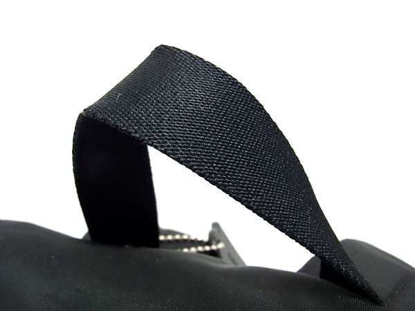 COACH コーチ バックパック トレック パック F71884 ブラック ナイロン メンズ シルバー金具 美品