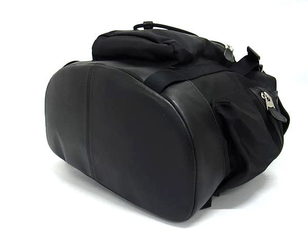COACH コーチ バックパック トレック パック F71884 ブラック ナイロン メンズ シルバー金具 美品