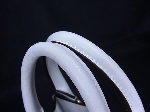 TORY BURCH トリーバーチ ハンドバッグ エマーソン ミニショッパートート GEO 10009171 ピンク系×ホワイト系 PVC×レザー レディース 2WAY ショルダーバッグ 超美品