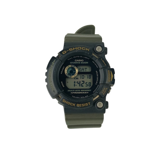 CASIO カシオ 腕時計 GSHOCK フロッグマン トリプルクラウン GW 200TC ブラック文字盤 ラバー メンズ