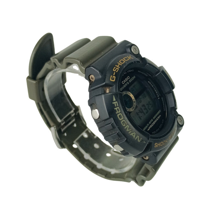 CASIO カシオ 腕時計 GSHOCK フロッグマン トリプルクラウン GW 200TC ブラック文字盤 ラバー メンズ