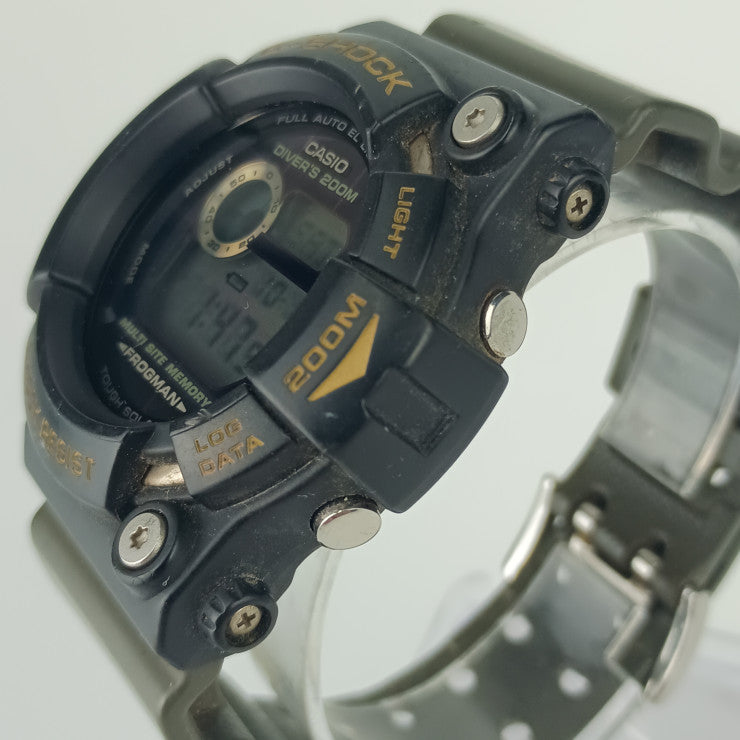 CASIO カシオ 腕時計 GSHOCK フロッグマン トリプルクラウン GW 200TC ブラック文字盤 ラバー メンズ