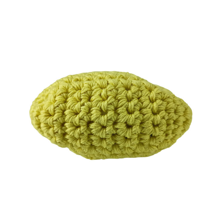 FENDI フェンディ コインケース コットンコインケース 8M0454 イエロー コットン レディース がま口 ゴールド金具 美品