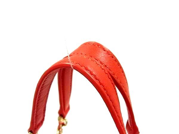 TORY BURCH トリーバーチ ショルダーバッグ レッド レザー レディース チェーン