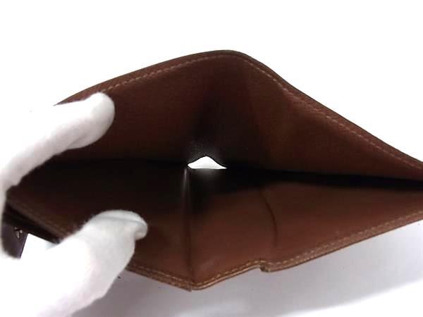 LOUIS VUITTON ルイヴィトン 三つ折り財布 モノグラム ポルトトレゾール エテュイ パピエ M61202 ブラウン PVC レザー ユニセックス