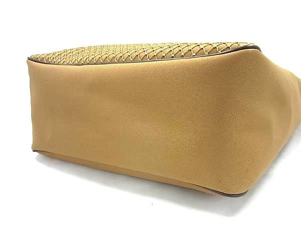 HUNTING WORLD ハンティングワールド トートバッグ サファリ トゥデイ カーキ系 ブラウン系 キャンバス レザー ユニセックス ゴールド金具 美品