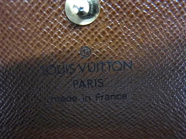 LOUIS VUITTON ルイヴィトン 財布 モノグラム ポルトモネ ビエ トレゾール M61730 ブラウン PVC レザー レディース 二つ折り 財布