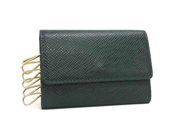 LOUIS VUITTON ルイヴィトン キーケース ミュルティクレ6 M30534 エピセア(グリーン系) タイガ メンズ 6連 ゴールド金具
