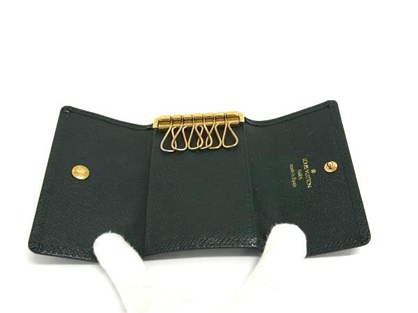 LOUIS VUITTON ルイヴィトン キーケース ミュルティクレ6 M30534 エピセア(グリーン系) タイガ メンズ 6連 ゴールド金具