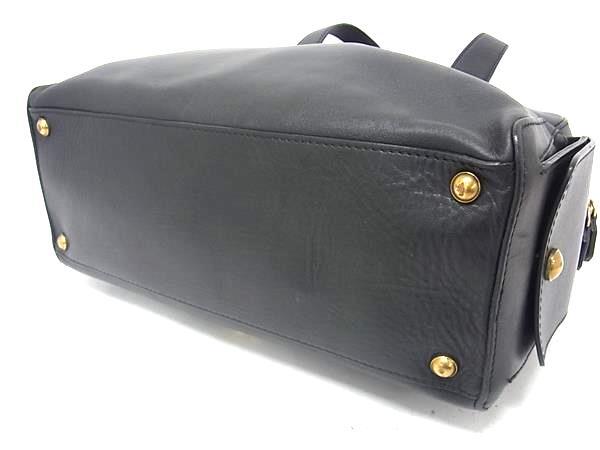 JIMMY CHOO ジミーチュウ ハンドバッグ ブラック レザー パイソン型押しレザー レディース ゴールド金具 美品