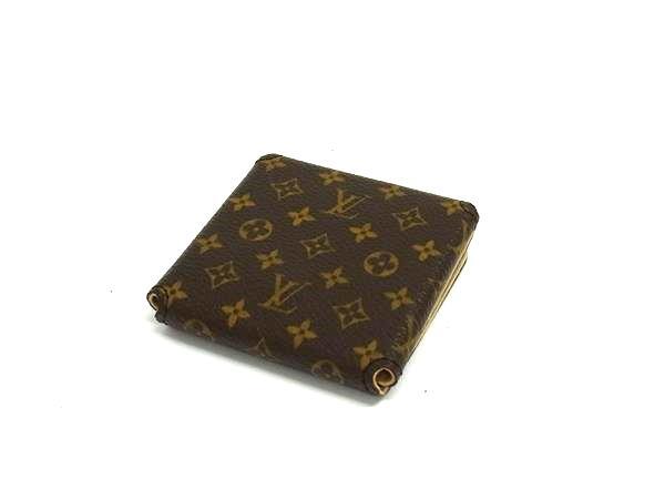 LOUIS VUITTON ルイヴィトン ジュエリーケース ポーチ モノグラム ブラウン PVC レザー ユニセックス 美品