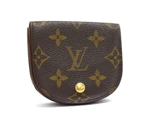 LOUIS VUITTON ルイヴィトン コインケース モノグラム ポルト モネ グゼ M61970 ブラウン PVC レザー ユニセックス