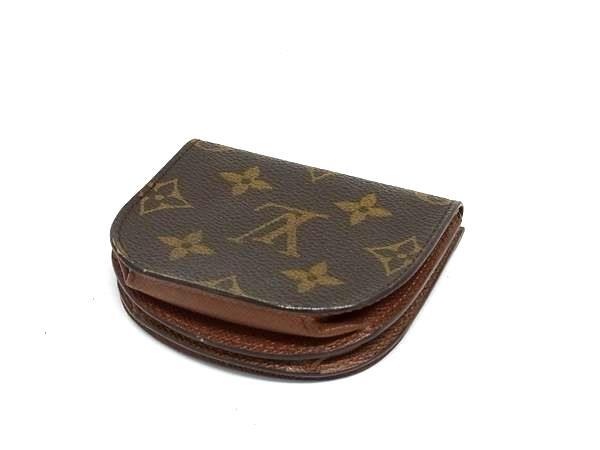 LOUIS VUITTON ルイヴィトン コインケース モノグラム ポルト モネ グゼ M61970 ブラウン PVC レザー ユニセックス