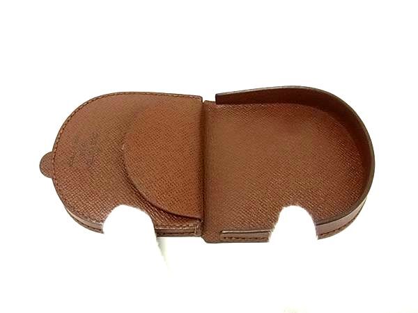 LOUIS VUITTON ルイヴィトン コインケース モノグラム ポルトモネ キュベット M61960 ブラウン PVC レザー ユニセックス 美品