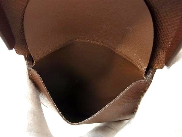 LOUIS VUITTON ルイヴィトン コインケース モノグラム ポルトモネ キュベット M61960 ブラウン PVC レザー ユニセックス 美品