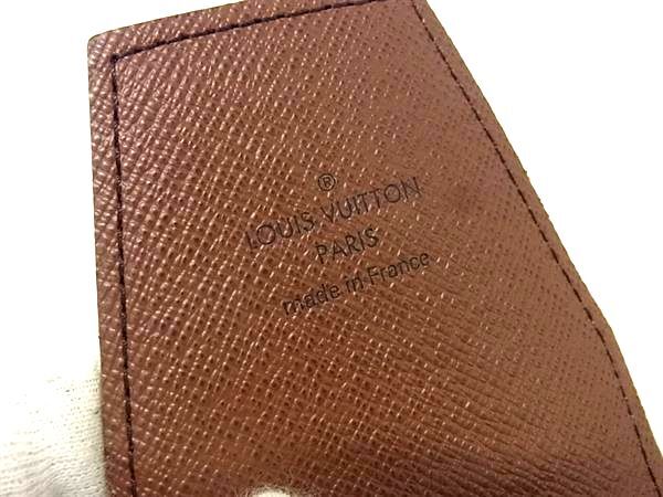 LOUIS VUITTON ルイヴィトン シガレットケース ポーチ モノグラム エテュイ シガレット M63024 ブラウン PVC レザー ユニセックス 美品
