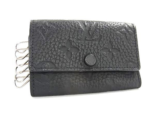 LOUIS VUITTON ルイヴィトン キーケース モノグラム ミュルティクレ6 M82604 ノワール(ブラック) トリヨンレザー ユニセックス 6連 シルバー金具 美品