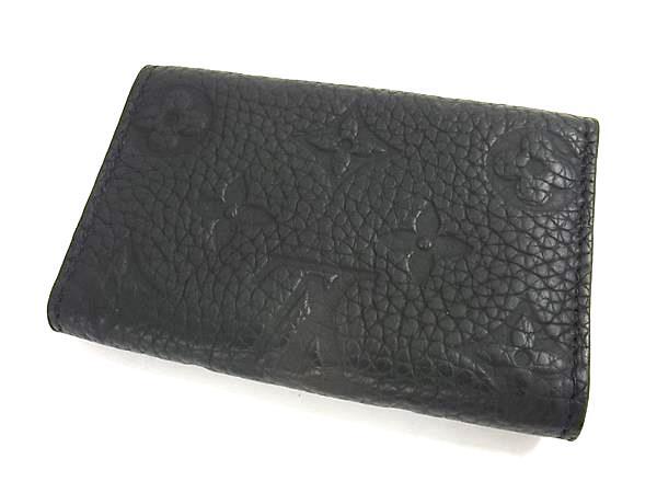 LOUIS VUITTON ルイヴィトン キーケース モノグラム ミュルティクレ6 M82604 ノワール(ブラック) トリヨンレザー ユニセックス 6連 シルバー金具 美品