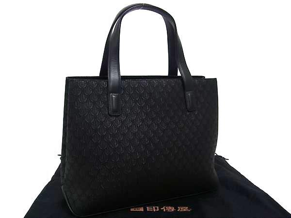INDENYA 印傳屋 インデンヤ トートバッグ ブラック 鹿革 レディース 漆塗り 若松 新古未使用展示品