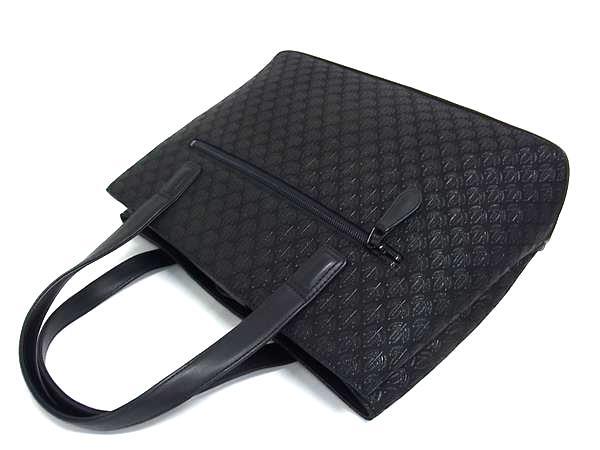 INDENYA 印傳屋 インデンヤ トートバッグ ブラック 鹿革 レディース 漆塗り 若松 新古未使用展示品