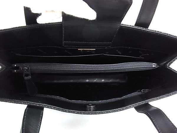 INDENYA 印傳屋 インデンヤ トートバッグ ブラック 鹿革 レディース 漆塗り 若松 新古未使用展示品
